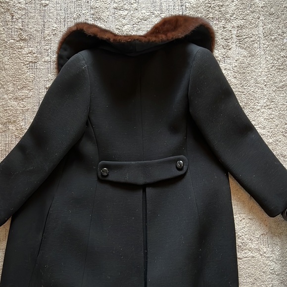 Vintage-The American Way brand Vintage beautiful wool and fur peacoat - Picture 7 of 9